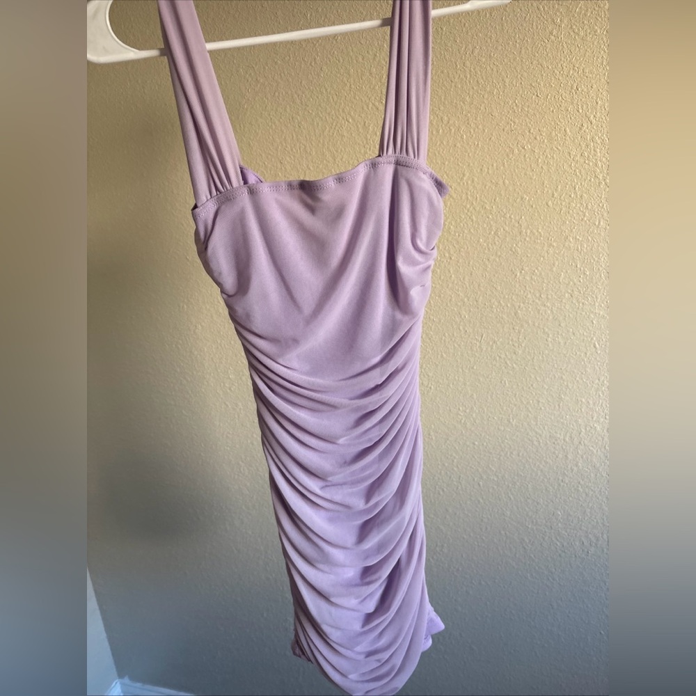 SHEIN Lavender Mini Dress